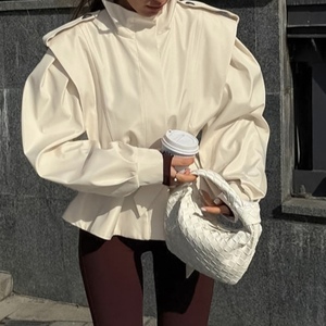 Nueva Colección Otoño/Invierno: Abrigo Largo de Mujer Estilo Commuter con Cinturón y Cuello Alto, Manga Larga, a la Moda - Product Image 3