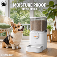 Distributeur automatique de nourriture 4L pour les jours de semaine : préparez les repas et l'alimentation programmée pour chats et petits chiens