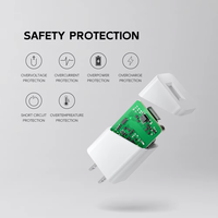Cargador Portátil Mini de 5W con Certificación BIS, Adaptador de Corriente USB de Pared de 5V 1A con OTP y OVP para Teléfonos, Mayor Calidad, Venta al Por Mayor de Fábrica, India