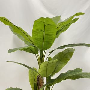 Arbre artificiel <span class=keywords><strong>Musa</strong></span> <span class=keywords><strong>bananier</strong></span> bonsaï de 1,80 m personnalisé en PVC pour la maison, le bureau, les mariages, la salle à manger, décoration chic pour le bureau et les mariages - Product Image 4
