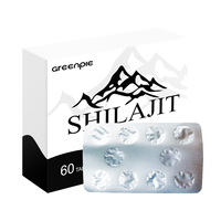 Greenple SHILAJT Comprimés Complément alimentaire Propriété Usine Maturité Technique Pur Himalaya Shilajeet Acide Fulvique