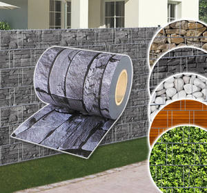 Bandes d'écran de confidentialité en PVC <span class=keywords><strong>pour</strong></span> clôture de jardin/balcon avec 20 clips de <span class=keywords><strong>fixation</strong></span> - Product Image 4