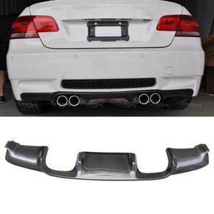 คาร์บอนไฟเบอร์ คาร์บอนแบล็ค  ลิ้นกันชนหลังขัดเงาสูง  สปอยเลอร์วิงสปลิตเตอร์ สำหรับซีรีย์ 3 รุ่น E92 E93 MT - Product Image 1