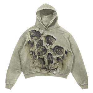 Sudadera con capucha de moda para hombre sudadera polar Y2K Harajuku Hip Hop Streetwear Casual Sudadera con capucha - Product Image 3