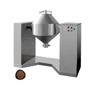 2024自动速溶饮料干铸粉W搅拌机小麦粉双锥搅拌机