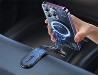 Support de téléphone magnétique pliable en alliage, rotation à 360 degrés, support rétractable et pliable pour téléphone, accessoire de bureau