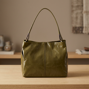 Pochette décontractée en cuir véritable imperméable avec fermeture éclair, bandoulière, légère, durable, écologique, pour femme, grande taille - Product Image 3