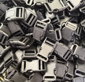 Hebillas de Liberación Lateral Rápida Curvas de Plástico Negro de 25 mm (<span class=keywords><strong>1</strong></span> Pulgada) con Marco para Logotipo Personalizado para Collares de Perro - Product Image 5