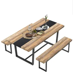 Mesa de comedor de madera para muebles de comedor para mesa de comedor de cocina moderna