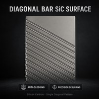 Lime en céramique SiC de qualité 00 Zhongji, modèle MC030-MLC30210-37571000, pour outils de précision de guidage de machines-outils et de rail de guidage