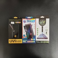 Protection d'écran intégrale en verre trempé anti-UV et film pour Tecno Spark 20 Pro+ Verre UV Lazer pour Redmi Note 14 Pro Plus