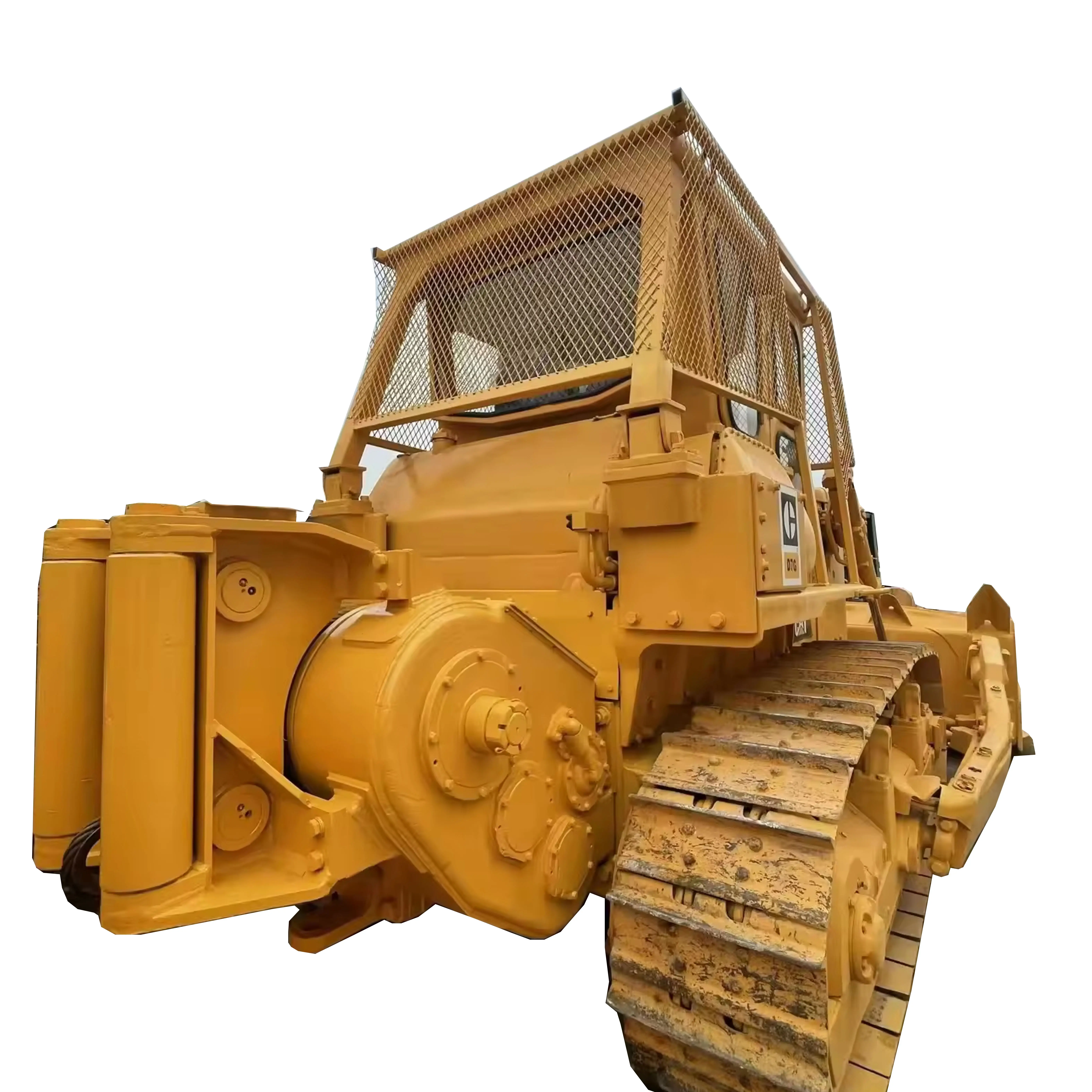 Buone condizioni usate di piccole dimensioni bulldozer cat d4 d5 d6 d7 crawler bulldozer utilizzati CAT D6H D7G bulldozer per la vendita
