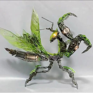 Rompecabezas 3D Mecánico <span class=keywords><strong>Mantis</strong></span> de +1000 Piezas, Juguete Educativo DIY, Modelo de Metal para Armar, Regalo Creativo Hecho a Mano para Adolescentes, 4 Estrellas, +7 Horas - Product Image 3