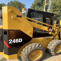 Chargeuse compacte sur pneus Cat 246D d'occasion à vendre pour flottes et entreprises de location