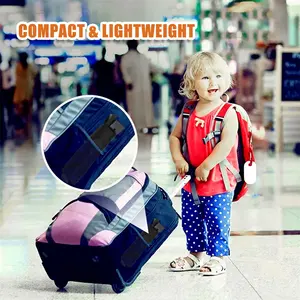 Airplane Footrest For Kids Black Portable Toddler Travel Bed For Airplane Seat Airplane Seat Extender Leg Support For Baby