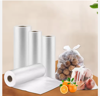 Sacs de conservation en plastique PE transparents pour fruits, légumes, aliments frais, conservation hermétique