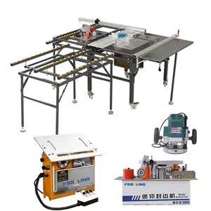 Multifunctional Woodworking Machinery Cutting And Edge Banding Dust Free Foldable Table Saw For Manufacture Of Panel Furniture
