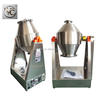 Mélangeur à tambour vertical en acier inoxydable FKJX à double cône, petite machine à mélanger les épices pour le mélange de poudres d'assaisonnement et la recherche en laboratoire alimentaire