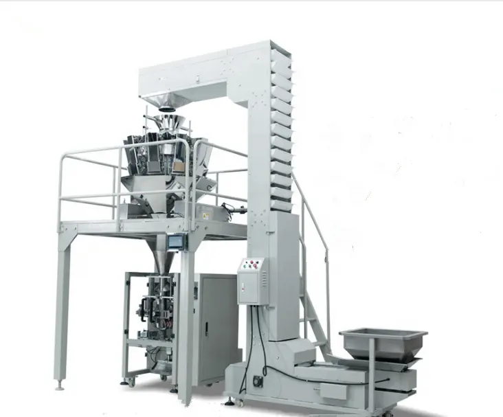 High quality and low price potato chips snack packing machine