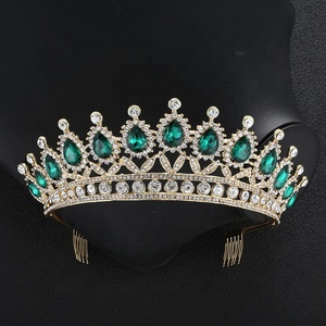 ใหม่ sapphire tiara เจ้าสาว crown big amazing มงกุฎแต่<span class=keywords><strong>ง</strong></span><span class=keywords><strong>ง</strong></span>านเจ้าสาว tiaras - Product Image 6