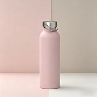Bouteille d'eau en acier inoxydable de 750ml Bouteille à vide isolée non toxique avec logo personnalisé Bouteille de sport isolée pour la salle de sport