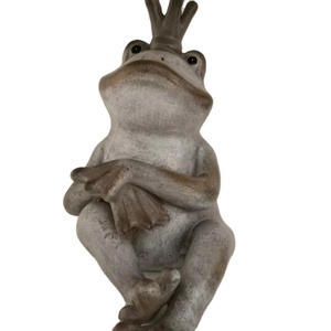 <span class=keywords><strong>Grenouille</strong></span> en résine avec prince héritier princesse artisanat Sculpture modèle usine jardin <span class=keywords><strong>grenouille</strong></span> étang Figurine maison décorative - Product Image 1