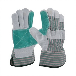 Guantes de Seguridad Reforzados Emboson de Doble Palma de Cuero Vacuno, Resistentes al Desgarro, Personalizables, para Construcción, de Alta Resistencia, ¡Gran Oferta! - Product Image 2