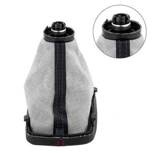 Audi Car Gear <b>Shift</b> <b>Knob</b> Cover Leather 5 6 Speed Manual Ergonomic Hand <b>Knob</b> Protector Upgrade - Product Image 5