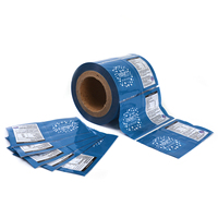 Chine Manchon d'étiquette de bouteille rétractable personnalisé Emballage en plastique PVC PET Rouleau d'étiquette thermorétractable pour boisson Bouteille d'eau minérale