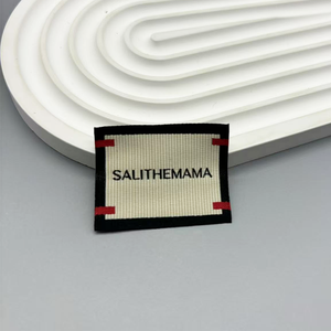 Etiquetas de Ropa Bordadas de Lujo con un Logotipo Personalizado en Dorado Brillante, Ecológicas y de Alta Calidad para Camisas y Jeans - Product Image 2