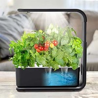 Mini Jardin d'Herbes Intelligent à LED pour l'Intérieur, Petit Kit de Culture Hydroponique Automatique pour la Maison, Système d'Aquaponie avec Pompe pour Micro-légumes
