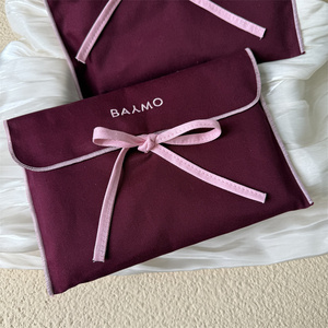 Embroidered Logo Cotton Twill Dust <b>Envelope</b> Clothes Shoe Scarf Packing Bag Reusable <b>Gift</b> Jewelry Flap <b>Envelope</b> Pouch Custom - Product Image 5