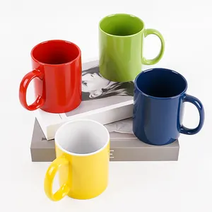 Logo personnalisé noir mat 11oz tasses à café tasse en céramique tasse cadeau publicitaire tasses impression personnalisée tasses