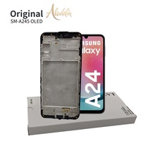 OLED d'origine pour Samsung A245/A24 4G pièces de téléphone portable cadre d'assemblage de remplacement LCD avec 1 an de garantie Service Pack