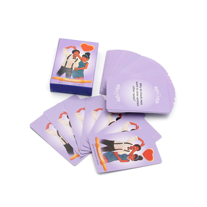 Textuur Embossing Uv-Printen Op Maat Gemaakte Sex-Leuke Kaartspellen En Volwassenen Intiem Kaartspel Met Zoemer Opvouwbaar Tafelkaartenspel - Product Image 5