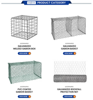 Cage en gabion soudée galvanisée pour pierres, fournie directement par l'usine