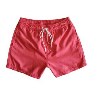 Short de bain pour homme, style classique, couleurs unies, personnalisable, avec doublure et poches latérales, pour la planche à roulettes - Product Image 1