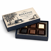 Boîtes en carton ondulé personnalisées avec fermeture magnétique, doublées d'éponge, écologiques, pour aliments, bonbons, desserts, friandises