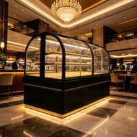Vitrine de présentation de produits de beauté personnalisable avec étagères réglables et vitrine de présentation de cosmétiques pour magasin de style Sephora