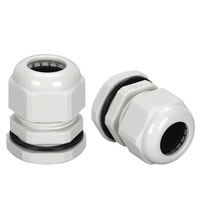 Conception en nylon imperméable de coude des glandes de câble 90 ° pour des connexions flexibles de conduit