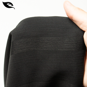 Hight Quality Korean Deep Black <strong>Nida</strong> Zoom Jacquard Abaya <strong>Fabric</strong> for Arabic Women Dress - Product Image 4