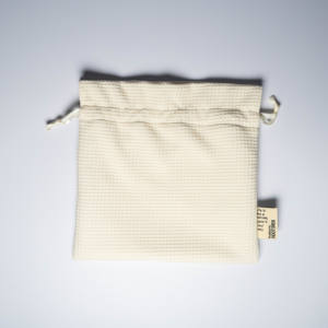 Sac à cordon de rangement cosmétique sac de rangement en tissu gaufré sacs mignons pour filles - Product Image 3