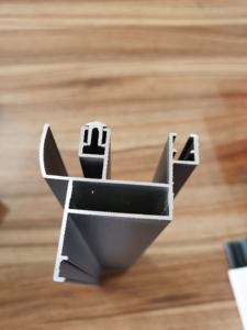 Perfiles de Aluminio para Ventanas y Puertas para <span class=keywords><strong>Madagascar</strong></span>, Anodizado Plateado y Recubrimiento en Polvo Gris - Product Image 4