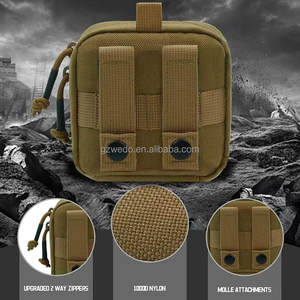 1000D ไนลอนกระเป๋าขนาดเล็กแบบยุทธวิธีพร้อมซิปสองทางสำหรับเสื้อกั๊กเข็มขัดและแคมป์ปิ้งกลางแจ้งเดินป่าใช้ในชีวิตประจำวัน - Product Image 5