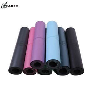 Diseño impreso personalizado hormiga Slip Eco <span class=keywords><strong>de</strong></span> cuero <span class=keywords><strong>de</strong></span> poliuretano no-negro tóxico <span class=keywords><strong>de</strong></span> caucho Natural <span class=keywords><strong>de</strong></span> la PU Yoga Mat - Product Image 5