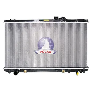 Полярный 12115 автомобильный радиатор пластиковые баки для TOYOTA CRESSIDA /CHASER/MARK2 JZX100 с алюминиевым сердечником OEM 1640046500 1640046490