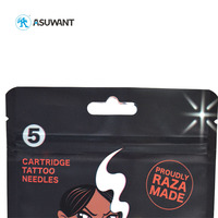 Sacs noirs avec fenêtre en plastique, sacs en Poly à fermeture éclair refermable avec fermeture à glissière refermable, pochette anti-odeur, emballage de distribution