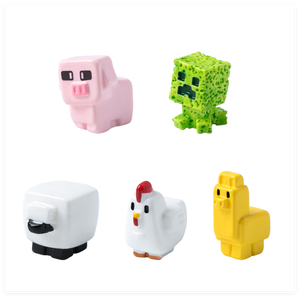 Decoración de jardín de hadas, colección de juguetes de alta calidad, figuritas de animales de granja de resina 3D de Pvc realista, lámpara de cerdo oveja, pollo, conejo, <span class=keywords><strong>Cabra</strong></span> - Product Image 1
