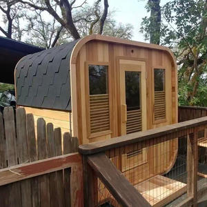 Sauna Exterior de Infrarrojos Tradicional Nórdica Aislada de Gran Tamaño para 1-2-4 Personas, Precio de Guangzhou - Product Image 4