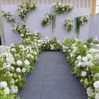 Boule de fleurs artificielles en soie, idéale pour la décoration de tables de mariage et d'événements festifs – Offre Spéciale